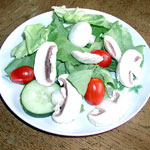 Mushrooms in Salad